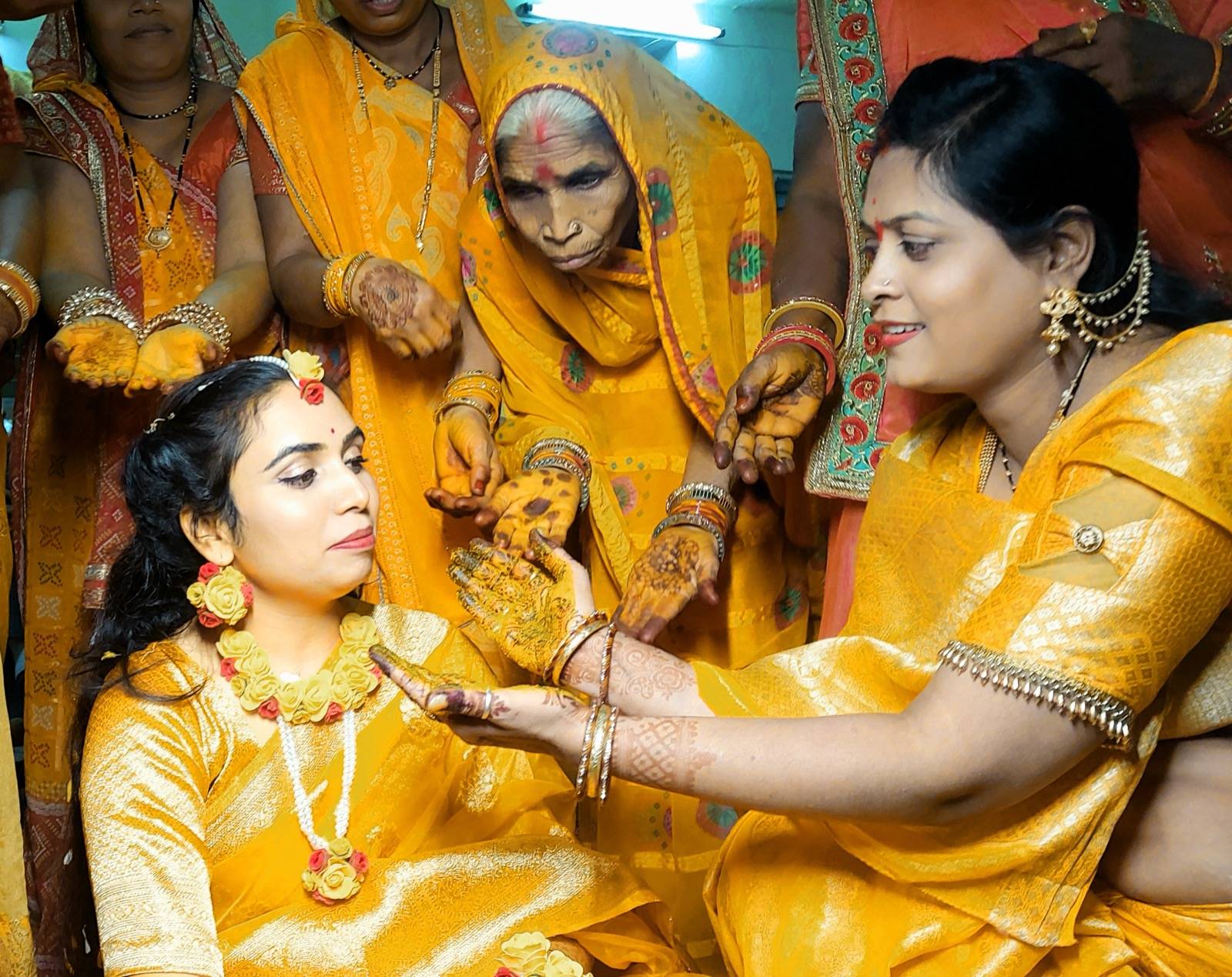 Haldi ceremony moments